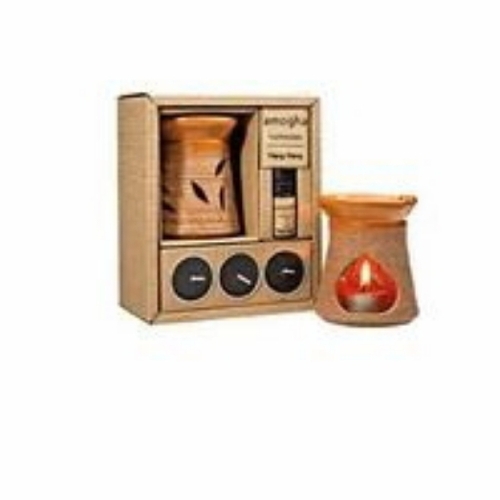 Irfv Fragrance Vaporizer - Ceramic Clay, Earthy Tones, 220 Volt | Infrared Heating, Uniform Vaporization, Adjustable Intensity, Quiet Operation