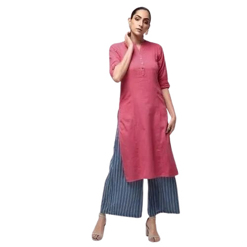 Ladies Plain Rayon Kurti