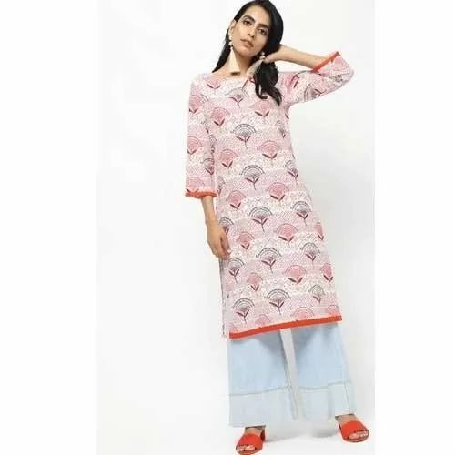 Ladies Printed Cotton Kurti