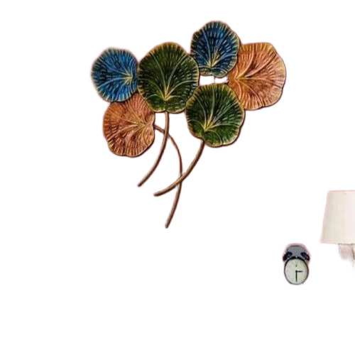 Lotus Leaf Metal Wall Art