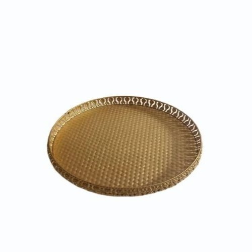 Metal Round Serving Tray