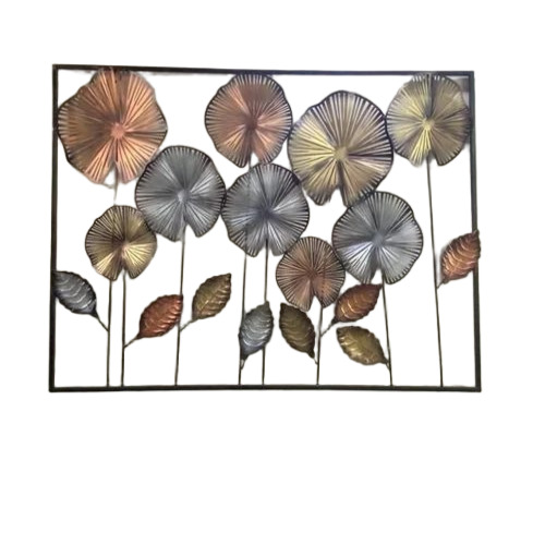 Multicolor Frame Metal Wall Art