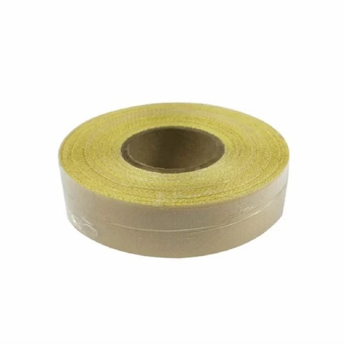 PTFE Adhesive Ffs Machine Tape - Yellow Non-Stick Surface | High Temperature Chemical Resistant Low Friction Strong Adhesion