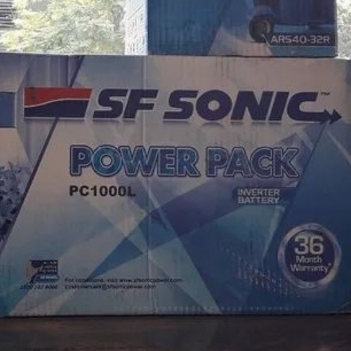 Sf Sonic Batteries - Plastic Acid Lead Battery, <150Ah Capacity | Durable, Efficient Charging, Vibration Resistant