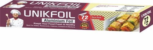 72m Unikfoil Aluminium Foil - Aluminium Foil, 72m x 295mm, Silver | Lightweight, Soft, Disposable Roll