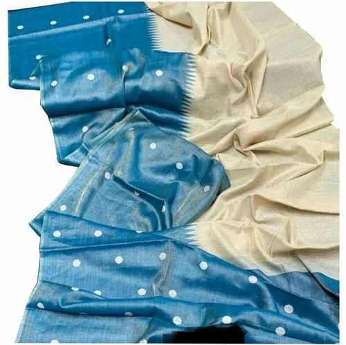 Butta Work Tussar Silk Saree