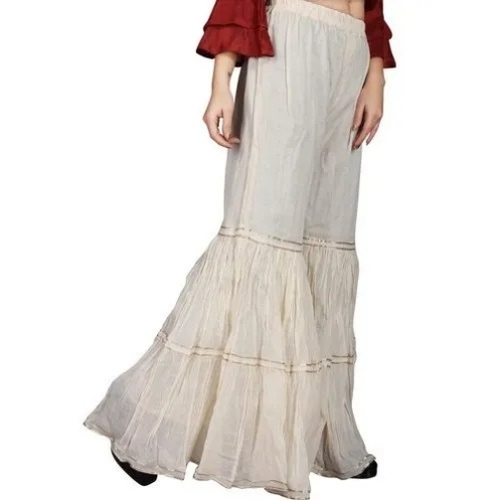 Elegant Design White Sharara