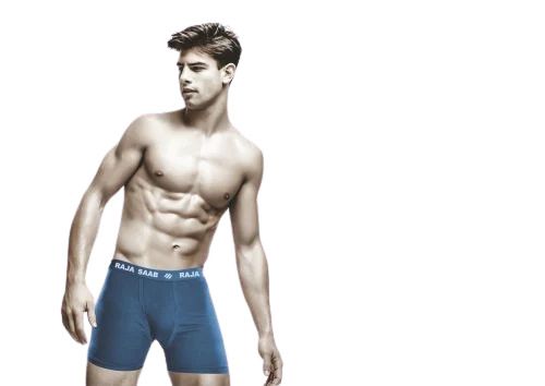 Men Daily Wear Underwear - Cotton, Various Sizes, Blue | Lightweight, Soft, Comfortable, Breathable, Regular Fit