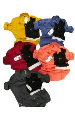 Men Multi Color Designer Shirt