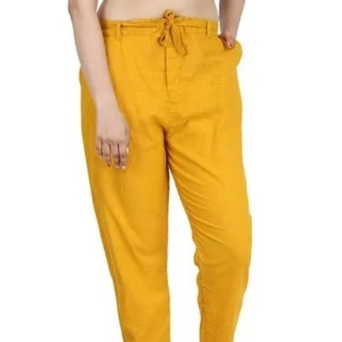 Plain Cotton Ladies Pant
