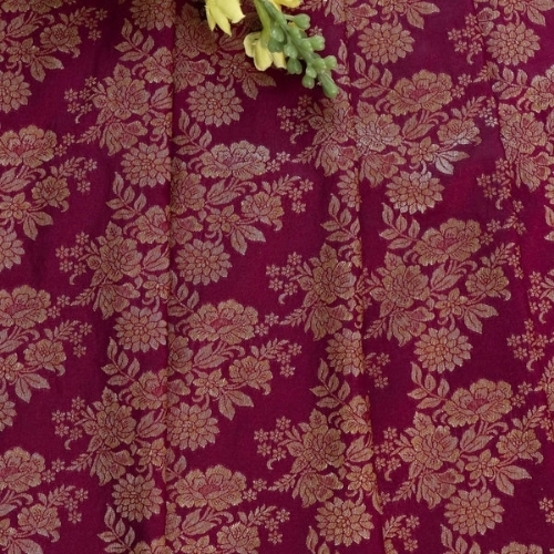 Zari Jaal Fabric - Soft Touch Printed Textile, Various Sizes, Colourfast, Quick Dry, Tear-Resistant, Washable