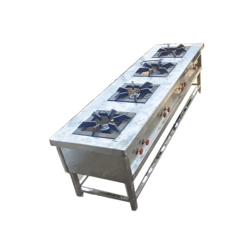Four Burner SS Table Top Gas Range