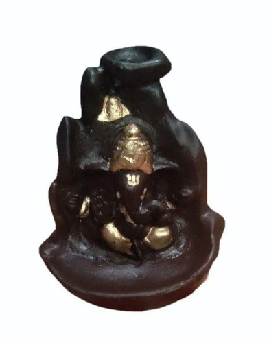 Ganesha God Smoke Fountain - Color: Black