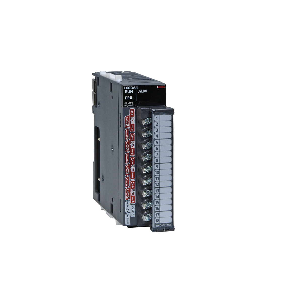 L60DA4 Mitsubishi Analog Output Modules - Matte Black SMT | Industrial Automation Stable Accurate Analog Control