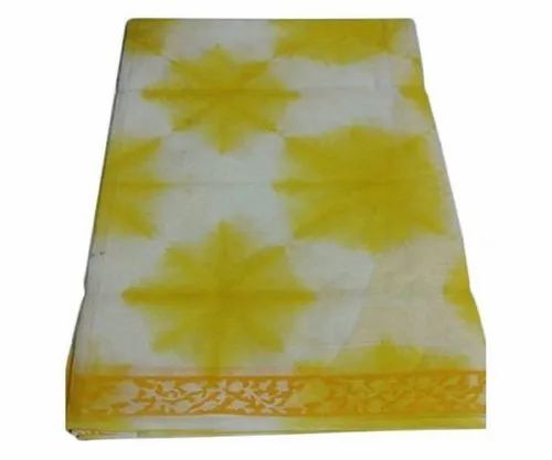 Ladies Shibori Prints Cotton Saree