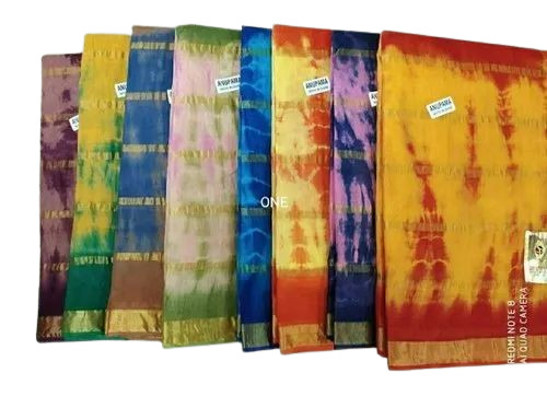 Printed Cotton Saree - 5 M Multi Color, Regular Fit, Lightweight | Elegant Design, Quick Dry, Comfortable Fit