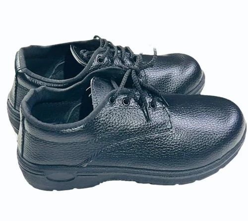 Pvc Labour Safety Shoes - PVC, All Sizes, Black | Stylist, Comfortable, Durable, Men