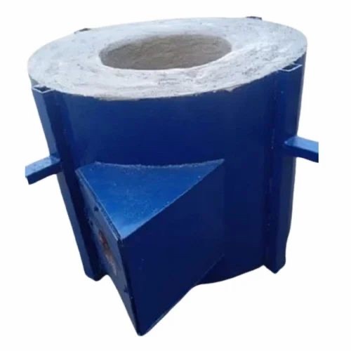 4 Ton Metal Melting Furnace - Standard Size, Blue, 220-440 Volt | High Reliability, Low Breakdown, Simple Maintenance