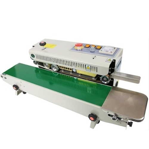 Automatic Band Sealing Machine - White and Green, 220-440 Volt Electric | High Reliability, Low Maintenance, User-Friendly Interface