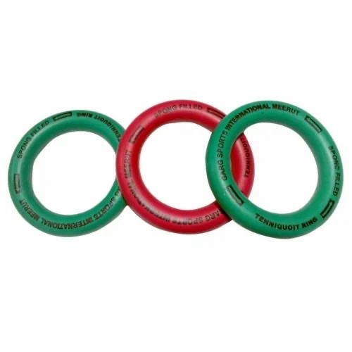 Rubber Tennikoit Rings - Rubber, All Size, Green | Flexible, Durable, Shock Resistant, Weather Proof