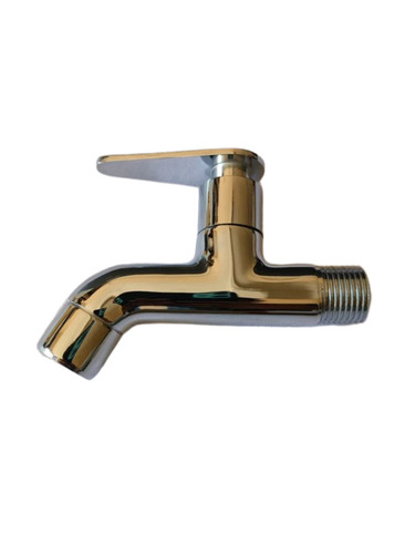 Silver Chrome Brass Water Tap - Brass 15mm Silver, Glossy Finish | Wall Mounted, High Flow Rate, Polished Surface, Durable