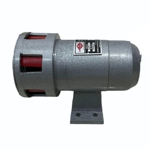 0.5 Km Electric Fire Siren - Metal Grey 0.5 Kilometer Range High Decibel Loud Alarm Weather Resistant Durable Housing