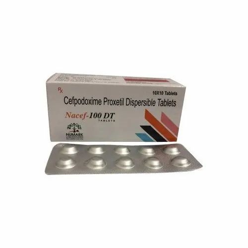 100 Dt Cefpodoxime Proxetil Dispersible Tablets