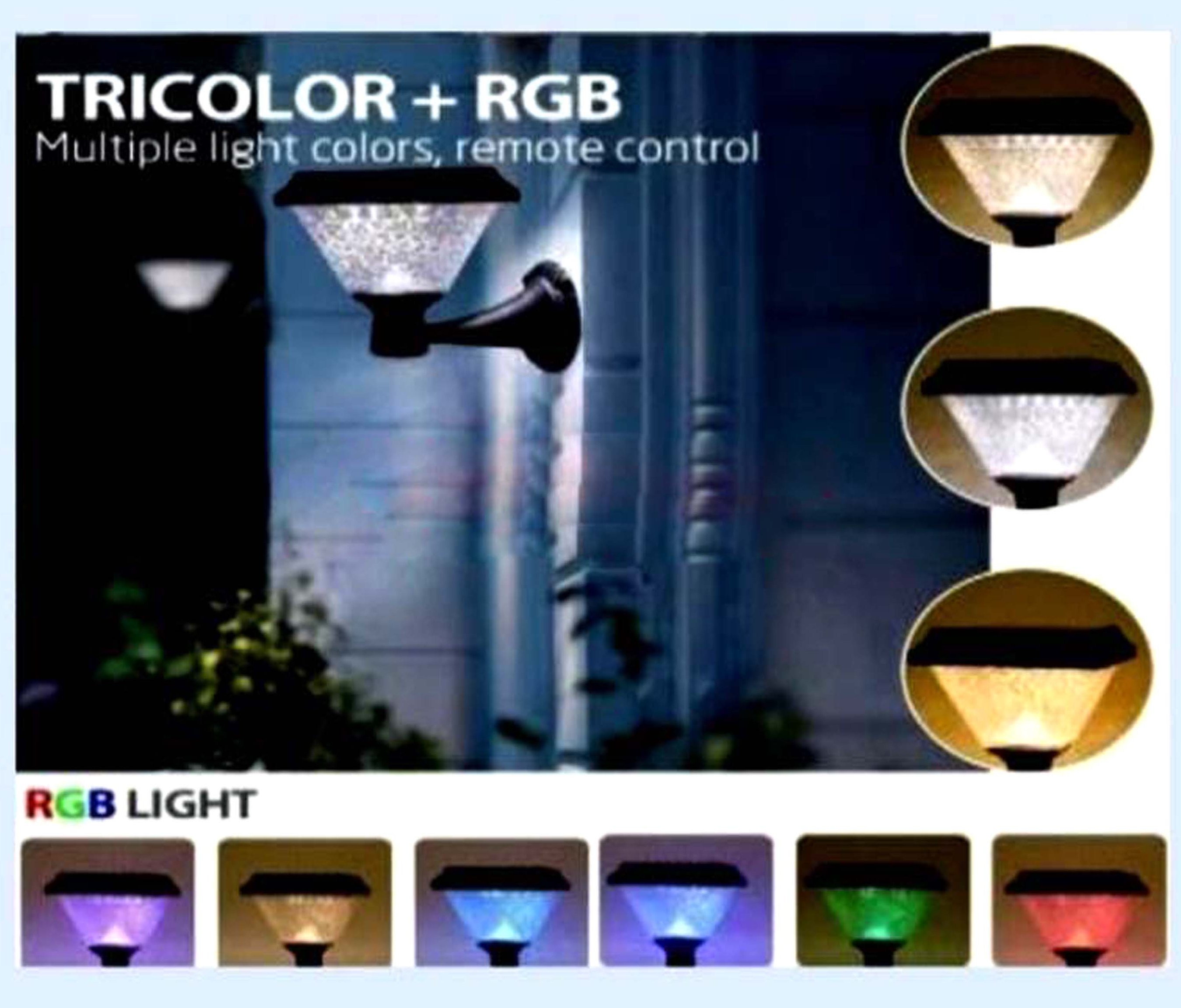 8 Watt Led Soler Gate & Wall Light IP65