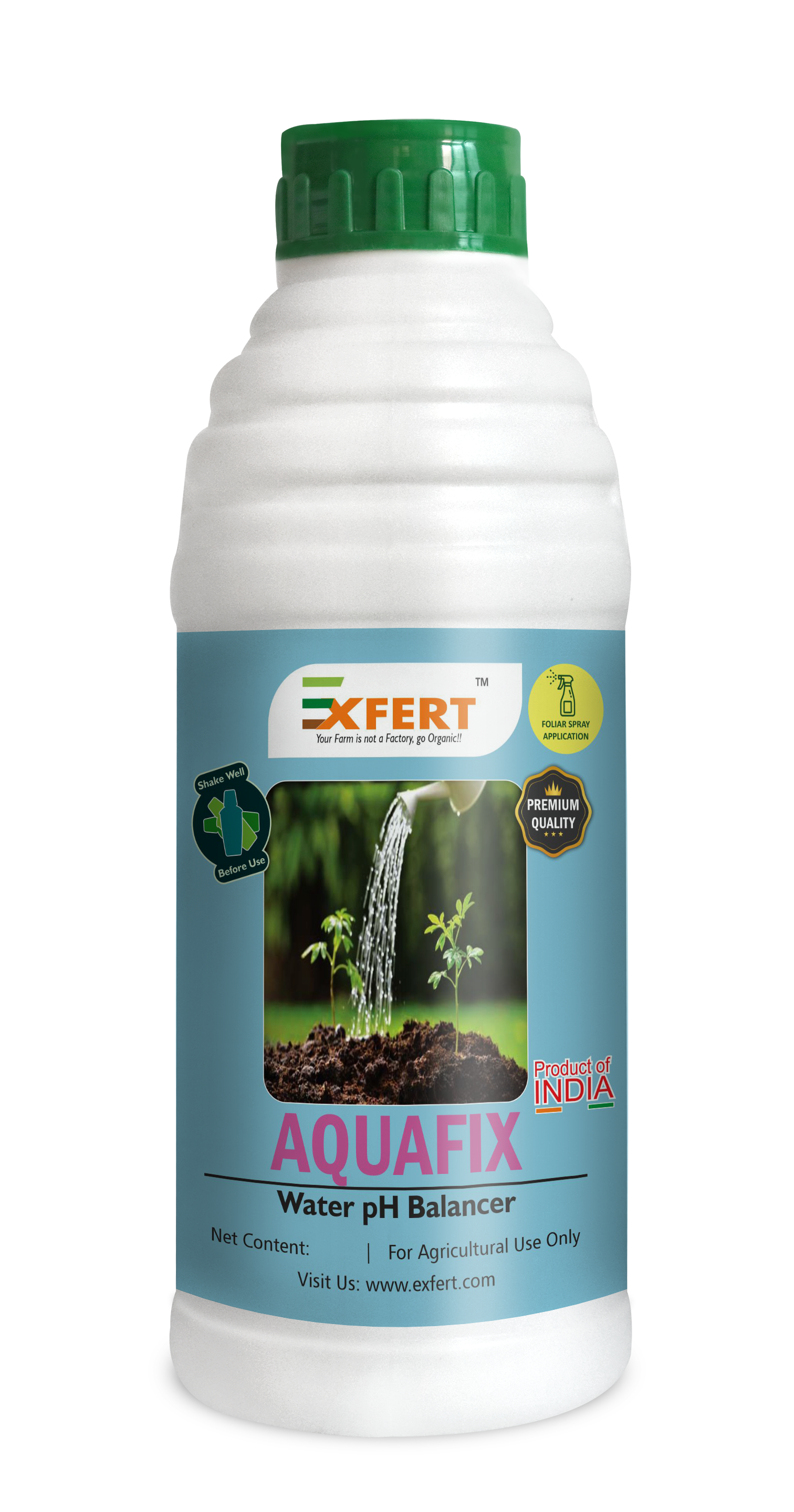Aquafix Water pH Balancer - Bio-Tech Grade, 1 Litre | Agriculture Application, Liquid, 3 Years Shelf Life