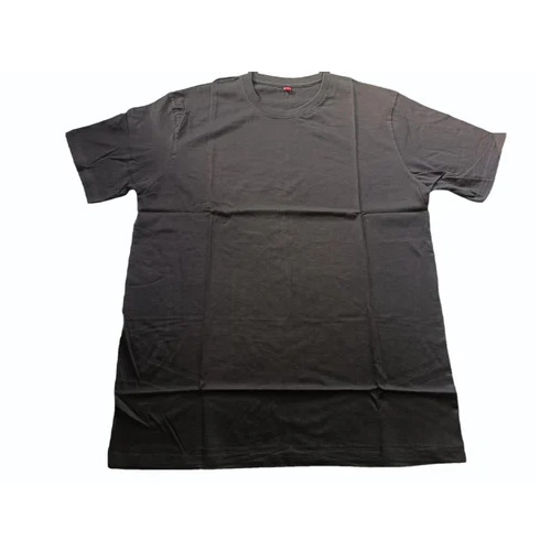 Cotton Round Neck Black T Shirts - Cotton, 180 GSM, Black | O-Neck, Comfortable, Casual Short Sleeves, Male