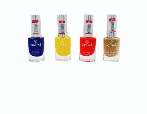 Nail Enamel - 10ml Glass Bottle, Red Glossy | High Gloss, Chip Resistant, Long Lasting, Non-Toxic