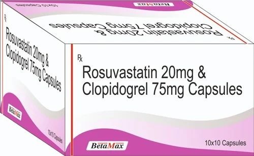 Rosuvastatin 20mg And Clopidogrel 75mg Capsules