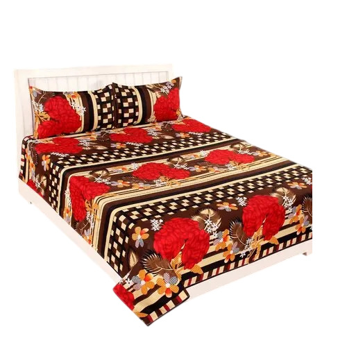 3d Flower Printed Bed Sheets Fabric