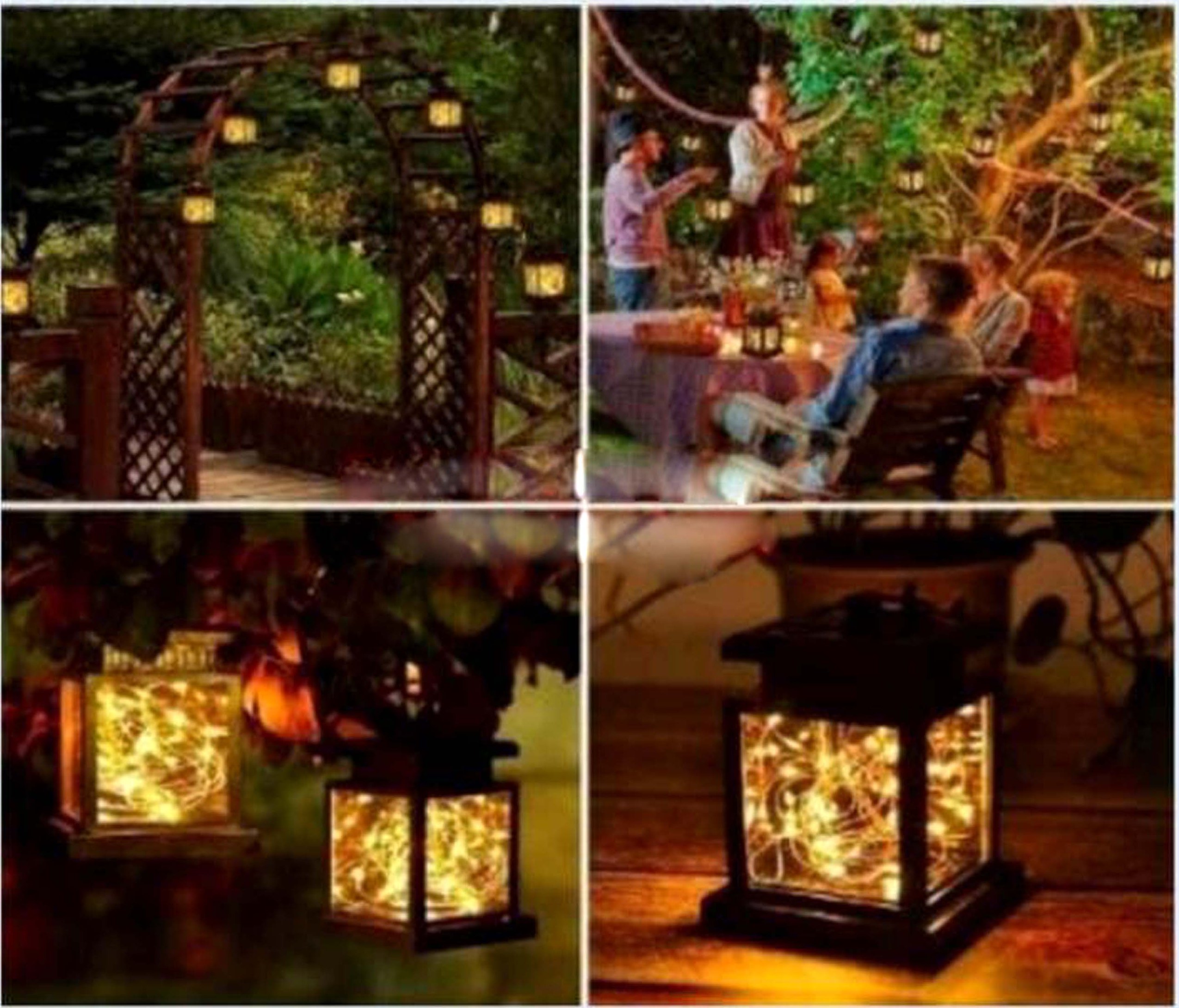 Led Soler Garden Hanging Lantern Table Top Light