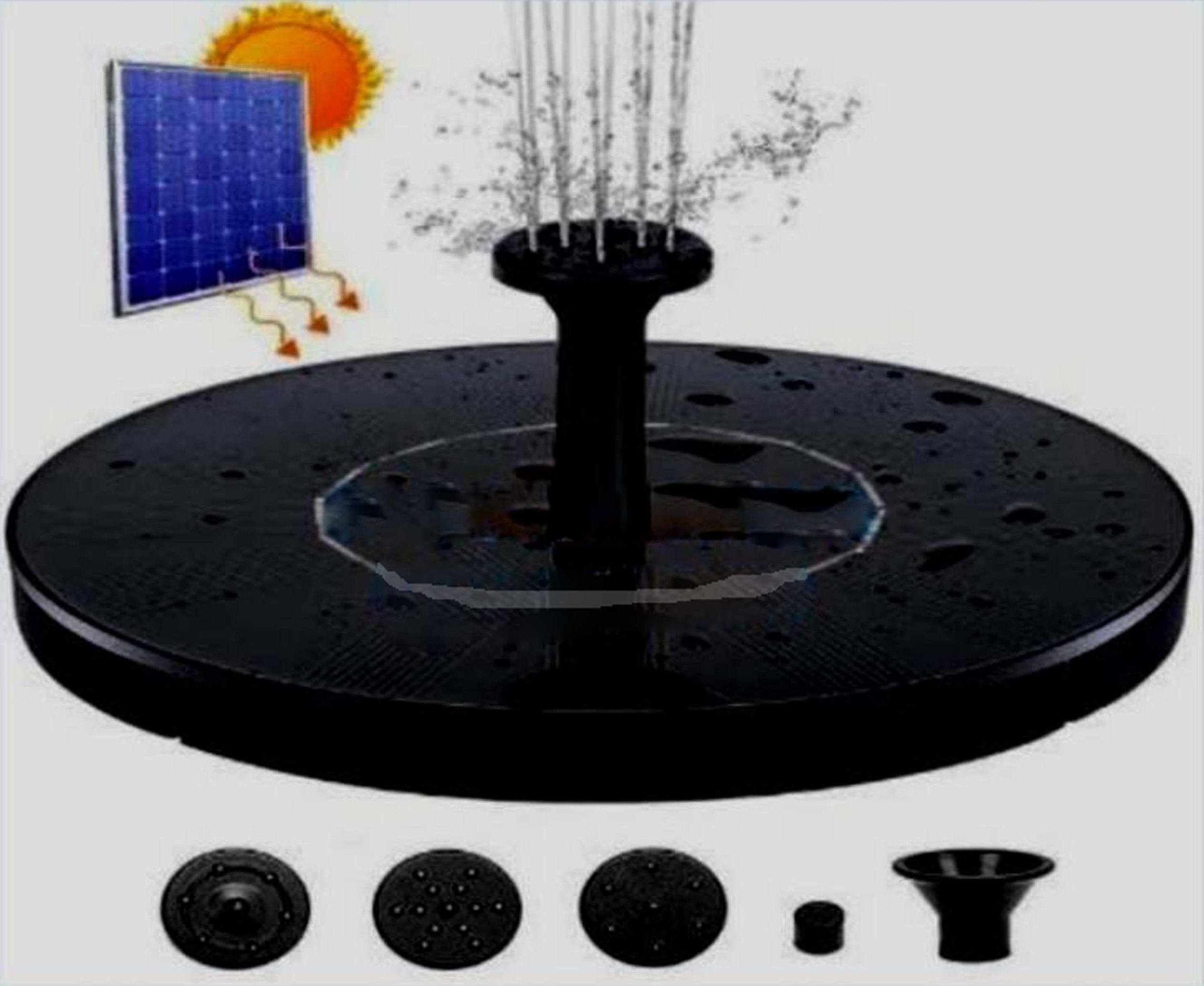 Led Soler Water Fountain Pump 