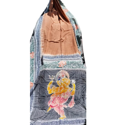 Organic Dyed Hand Batik Saree