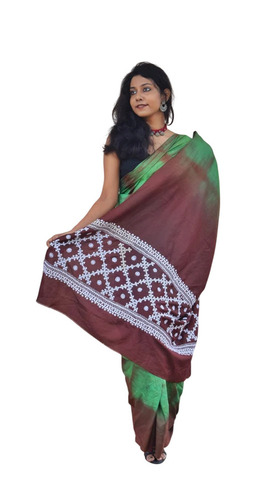 Pure Bangalore Silk Tie Dye Shibori Designer Saree
