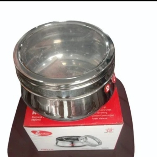 Stainless Steel Canister - Silver All Sizes | Durable Corrosion Resistant Airtight Lid Rust Proof Leak Proof Easy Cleaning
