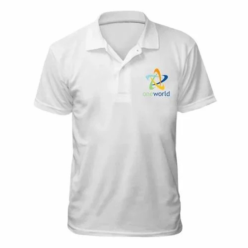 White Printed T Shirt