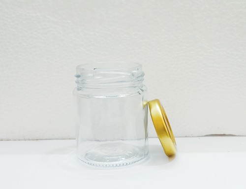 100 Ml Salsa Round Glass Jar - Color: Transparent
