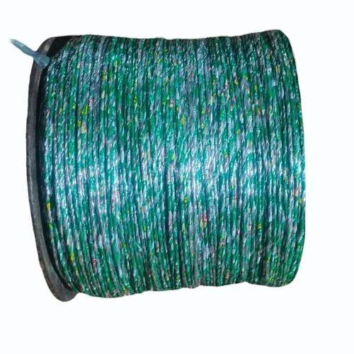 3mm PP Green Ban Rope - Polypropylene, 50m, Twisted | High Strength, Monofilament, Textile Industry Use