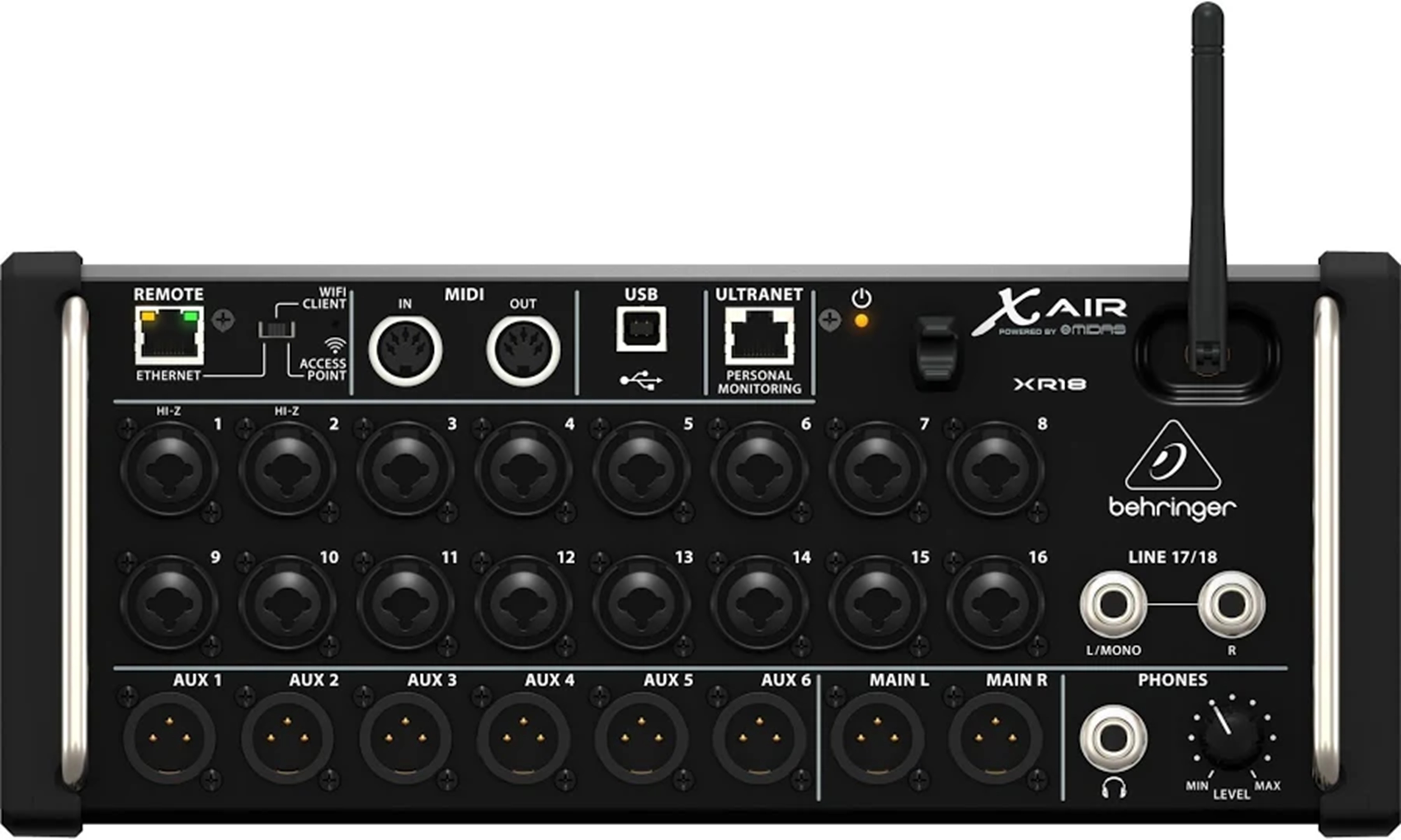 Behringer Audio Mixers - Black, 15-40W Passive Cooling | Multi Channel Clean Preamps, Low Noise, User Friendly