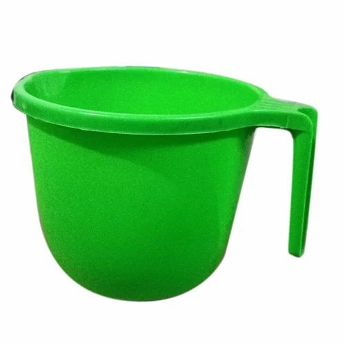 Green Plastic Bathroom Mugs