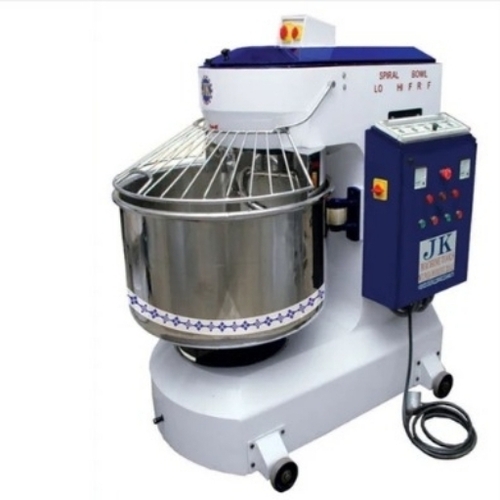 Jk Spiral Kneader Machine - Stainless Steel, 220 Volt, 50 Hertz | Automatic, Heavy Duty, Large Capacity, Uniform Kneading, Durable, Easy Operation, Low Maintenance
