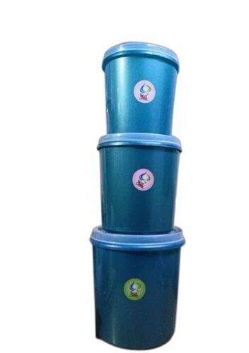 Plastic Round Storage Container Set