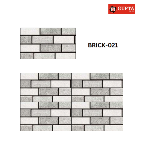12X18 High Depth Wall Tiles - Color: Multi Color