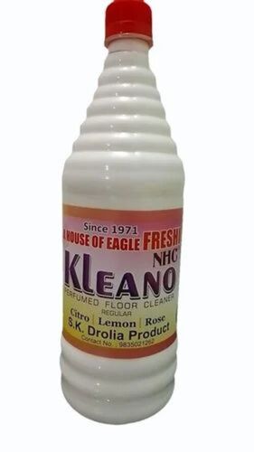 1L Nhc Kleano Perfumed Floor Cleaner - White Liquid Bottle, 24 Months Shelf Life | Jasmine Fragrance, Prevents Stains, Germs Killing