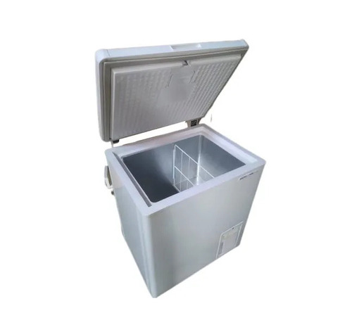 200 L Voltas Deep Freezer - Mild Steel, White, 230V 50Hz | Automatic Defrost, 2 Baskets