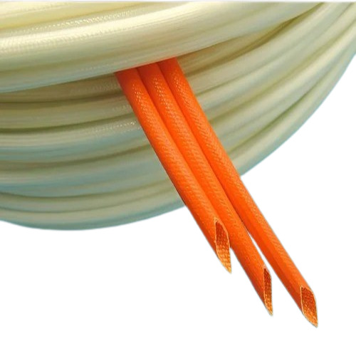 9mm Fiberglass Sleeves - Fiberglass 9mm Orange Fire Resistant | Round Multicolor Industrial Use Custom Size