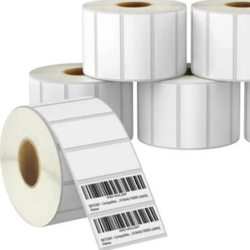 Barcode Label - Plastic Black | Strong Adhesive Tear Resistant Waterproof Finish Thermal Compatible